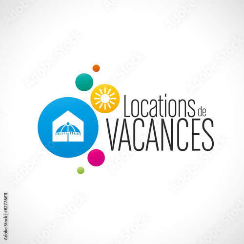 affiche " locations de vacances"