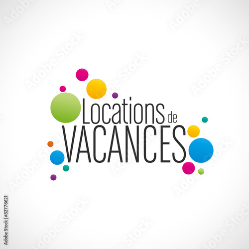 locations de vacances, affiche