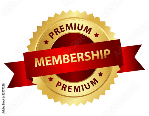 Premium membership badge / stamp photo