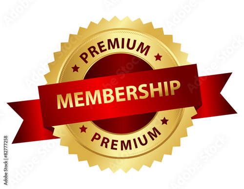 Premium membership badge / stamp