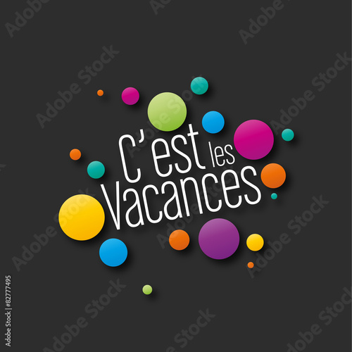 affiche vacances