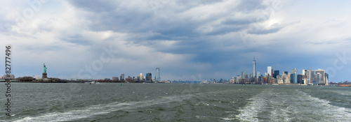 New York Harbor Skyline