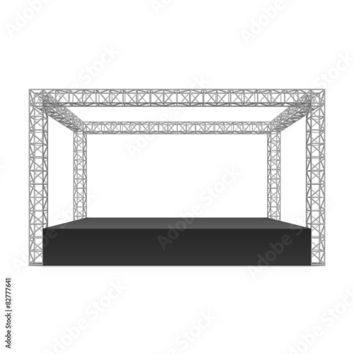 Outdoor festival stage, truss system photo