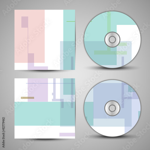 Vector cd cover  set for your design