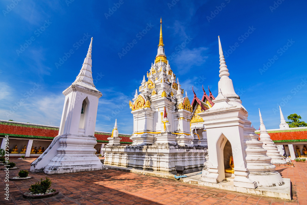 Wat Phra Borommathat Chaiya Worawihan, an ancient temple at Chai