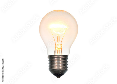 Glühbirne brennend