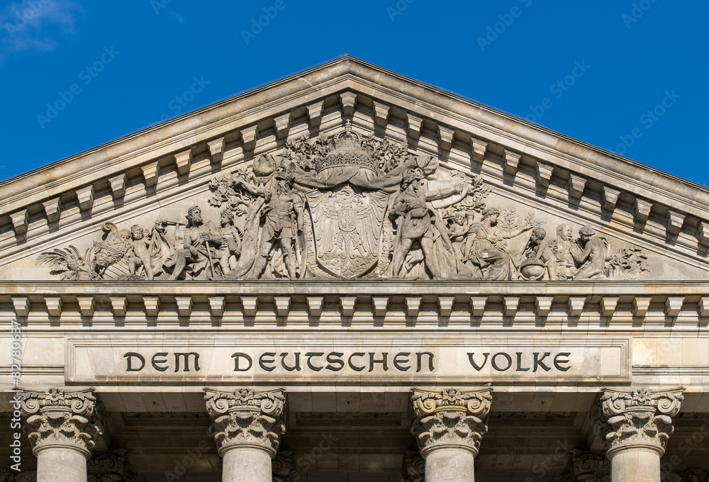 Dem Deutschen Volke - Reichstagsgebäude Berlin