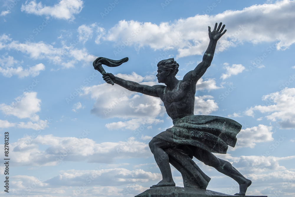 Fototapeta premium liberty statue of Budapest