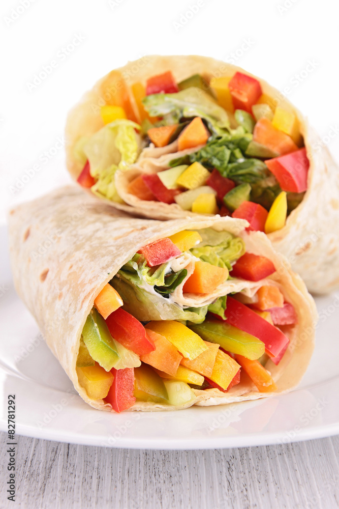 vegetable sandwich wrap vegetable sandwich wrap