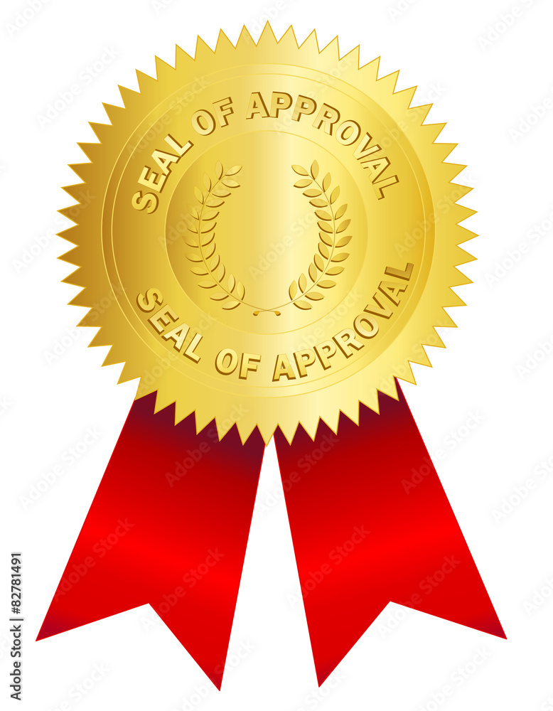 Seal Of Approval Stock Vector Adobe Stock