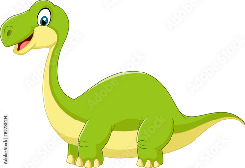 Cartoon cute dinosaur © tigatelu