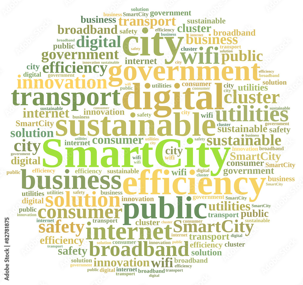 Fototapeta premium Smart City.
