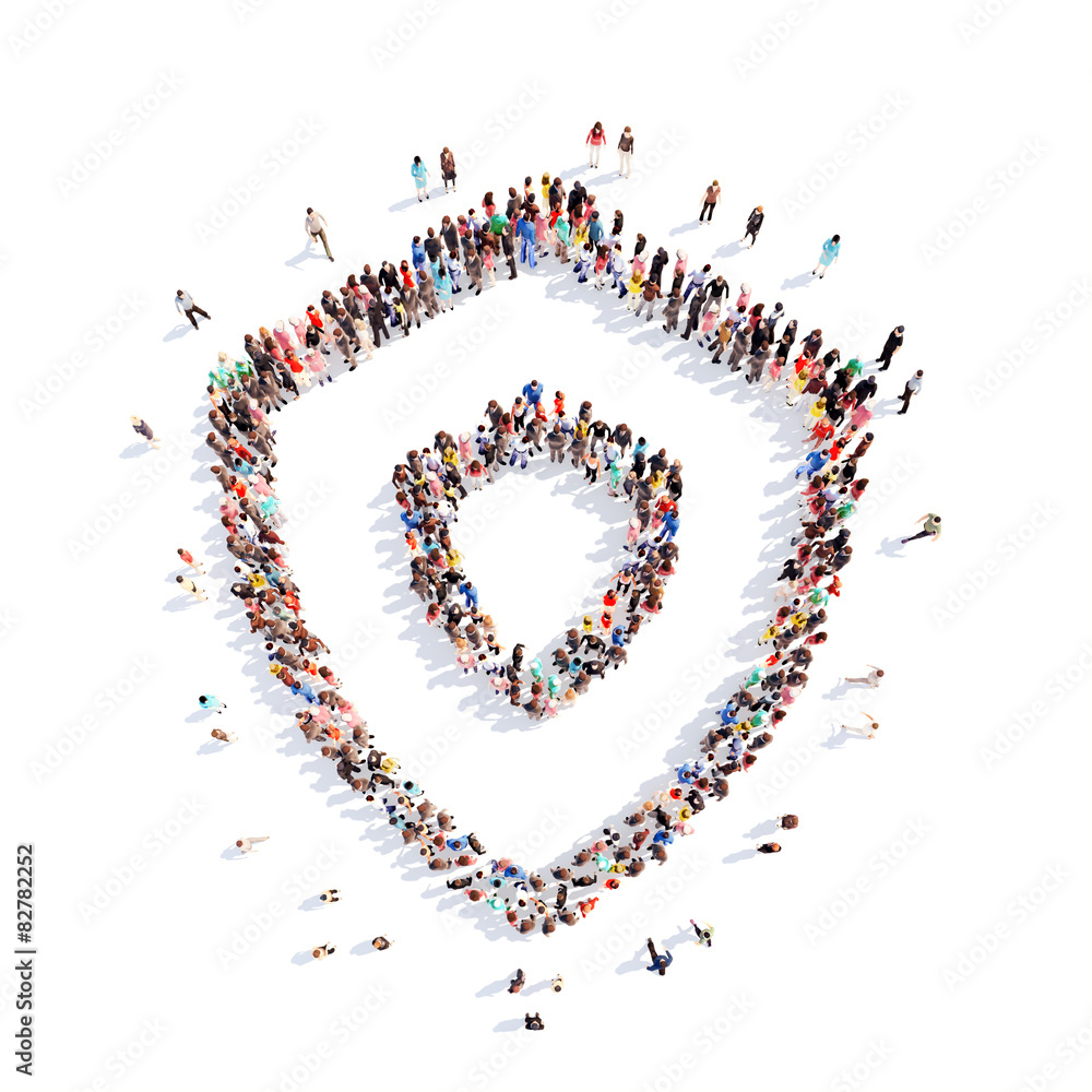 people in the form of a shield, flash mob. people in the form of a shield, flash mob.