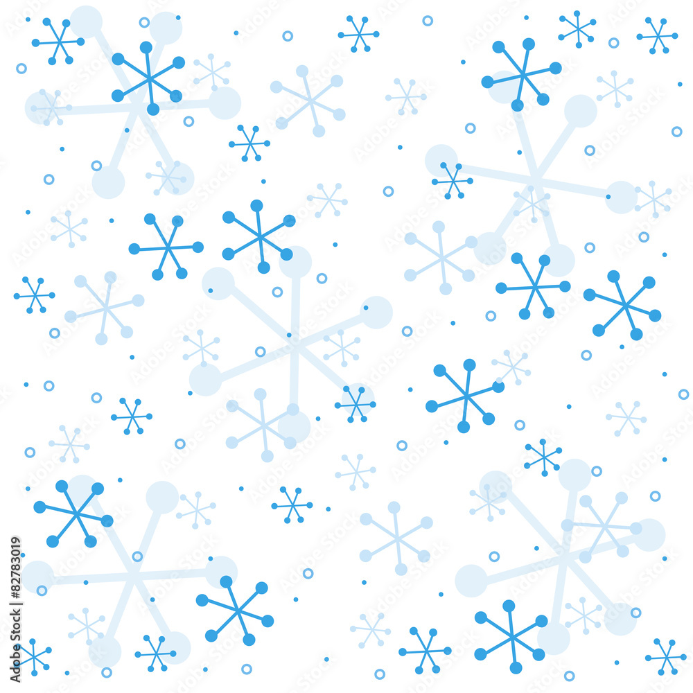 Falling snow seamless pattern Falling snow seamless pattern