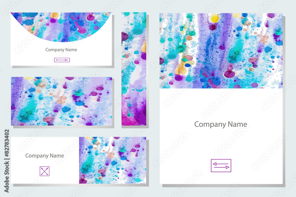 Set of business card