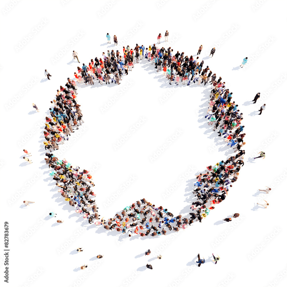 People in the form of an abstract symbol business. People in the form of an abstract symbol business.