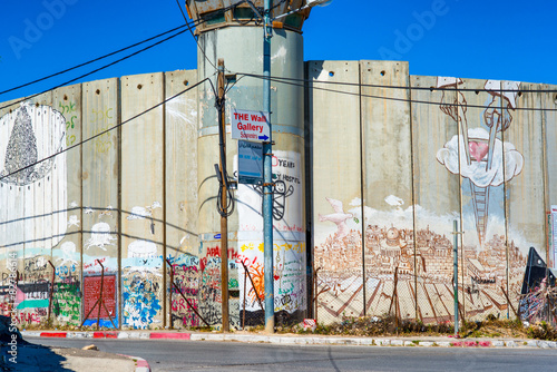 Israeli separation barrier photo