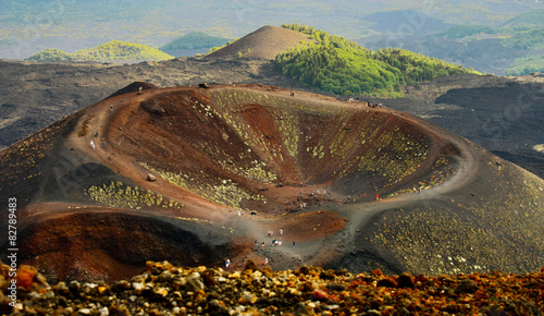 Volcano mount Etna photo