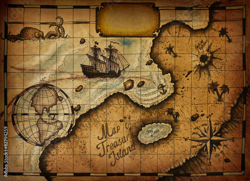 Map of Treasure Island