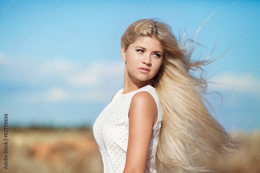 Beautiful girl outdoor woman portrait summer Beautiful girl outdoor woman portrait summer