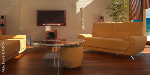 Möbeldesign in orange