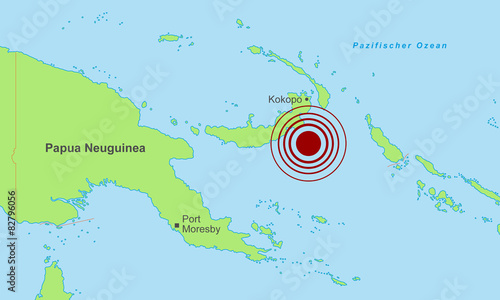 Seebeben vor Papua Neuguinea