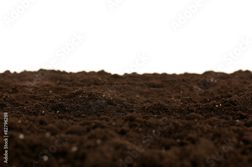Soil texture isolated on white