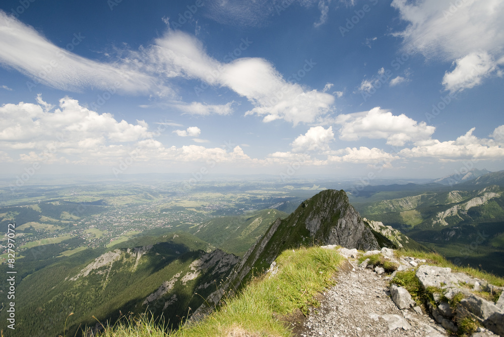 Giewont, landscape od Tatra Mountains, Poland 