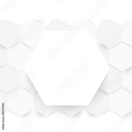 Vector abstract color 3d hexagonal. 