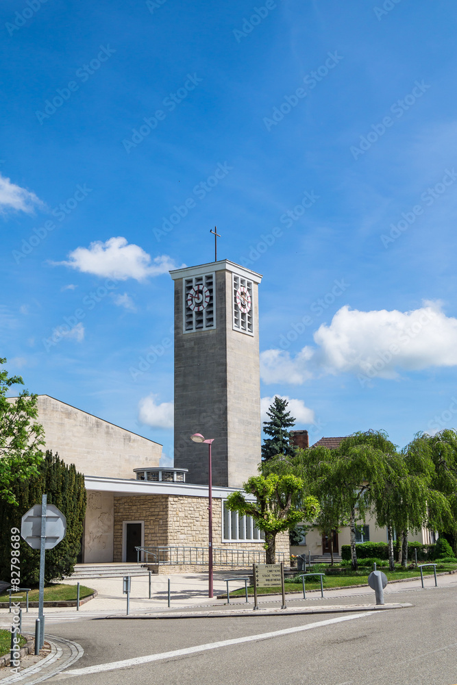 Fototapeta premium Kirche in Bliesbruck