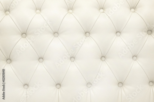 Leather upholstery of a magnificent sofa