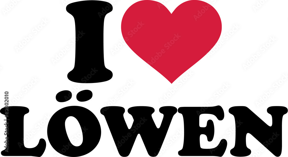Ich liebe Löwen