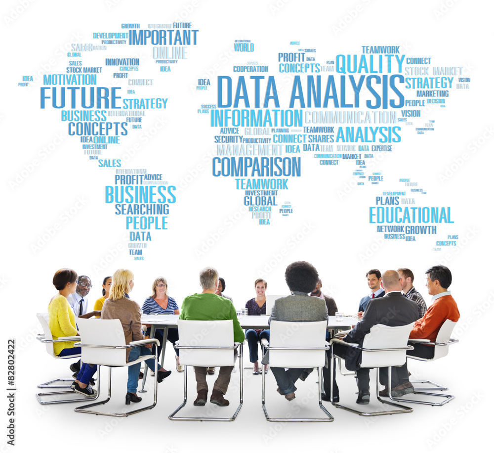 Data Analysis Analytics Comparison Information Networking Concep