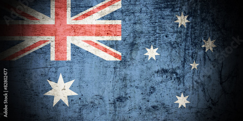 Grunge Australian Flag