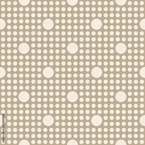 Seamless geometric polka dot pattern