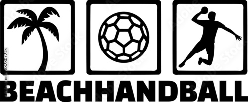 Beach Handball Icons