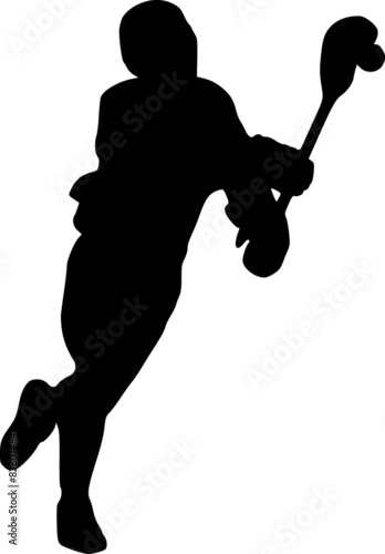 Lacrosse Silhouette