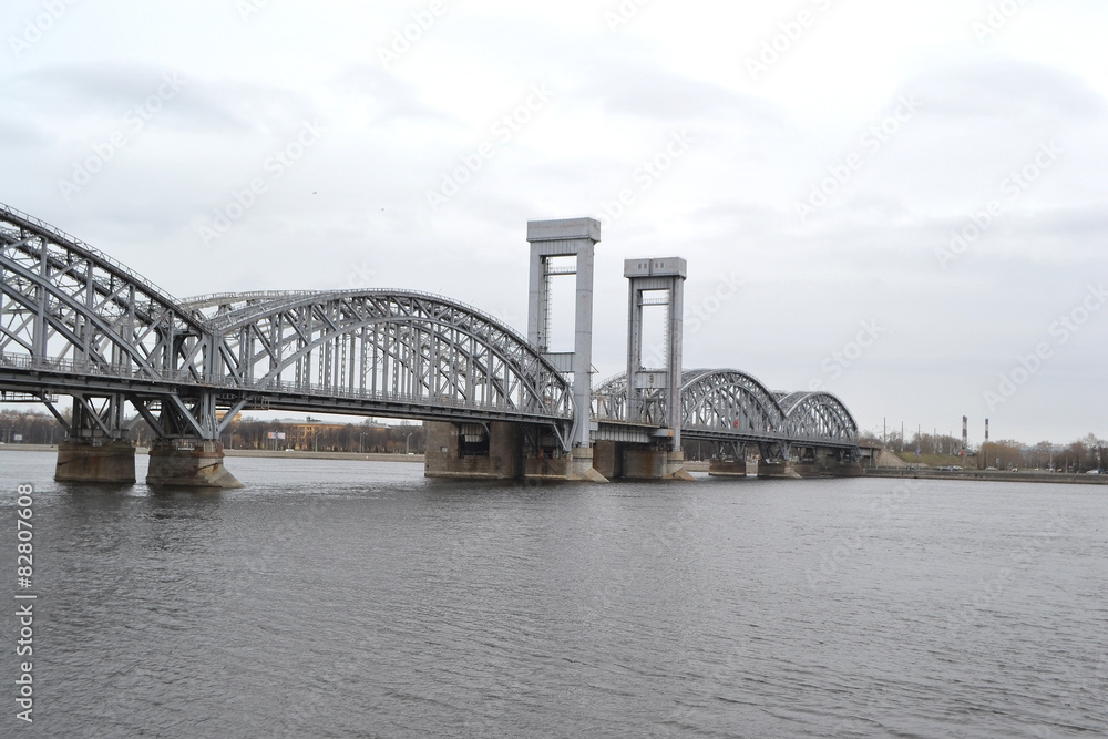 Fototapeta premium Finland Railway bridge.