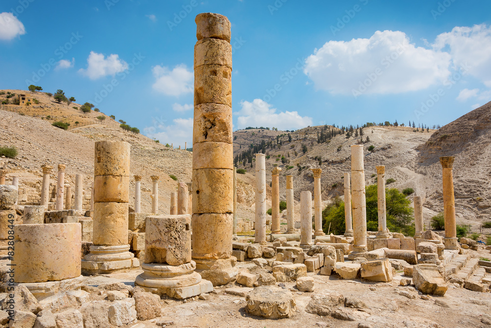 Ancient ruins of Pella Jordan
