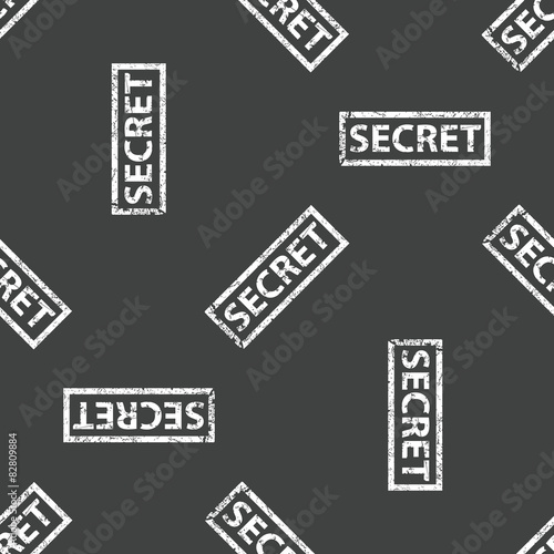 Rubber stamp SECRET pattern