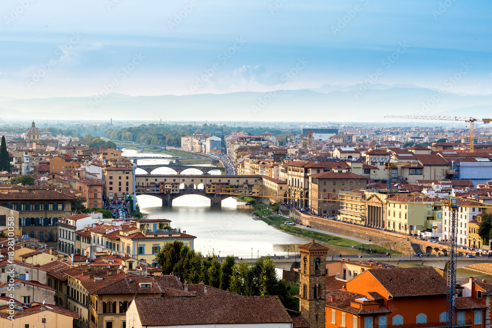 Obraz premium The Ponte Vecchio in Florence