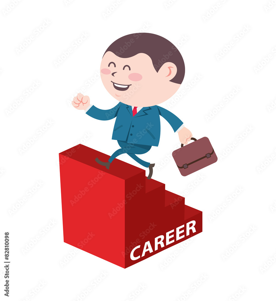 business man walking on graphic chart business man walking on graphic chart
