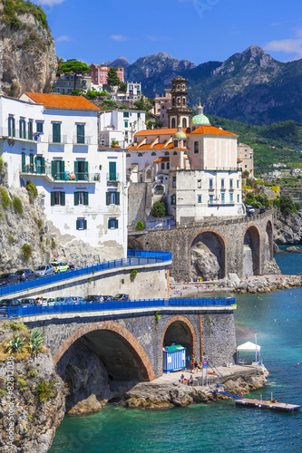 italian holidays, scenic Amalfi coast, Atrani village