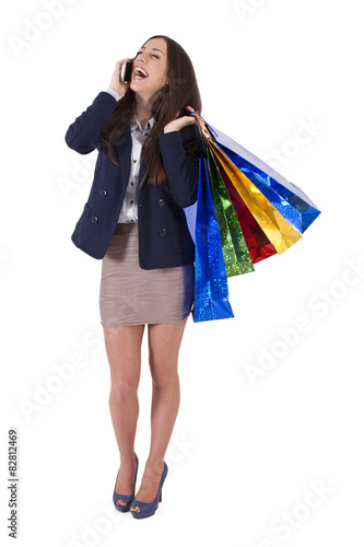 woman with shopping bags, lifestyle