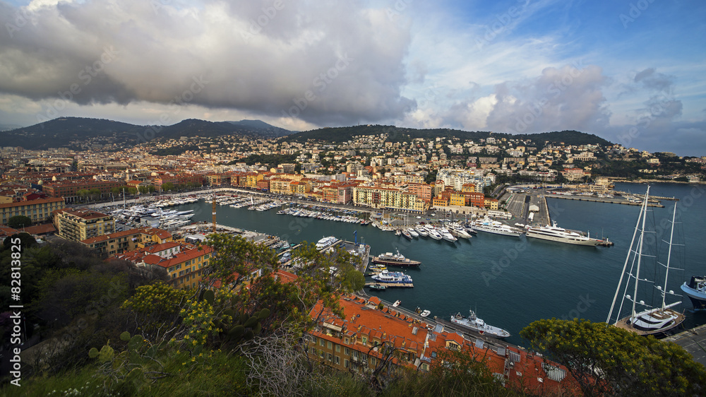 City of Nice harbor