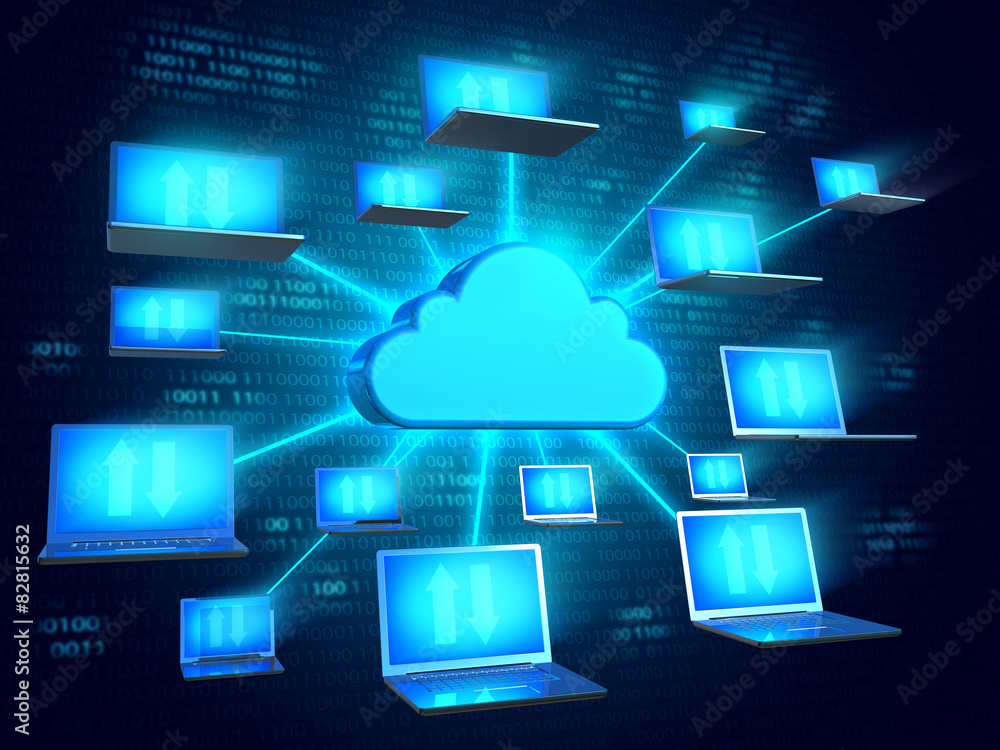 Cloud technology concept Cloud technology concept