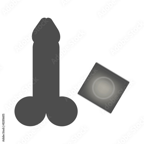 Penis&condom icon