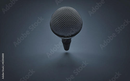 Perspective view of a Microphone 
