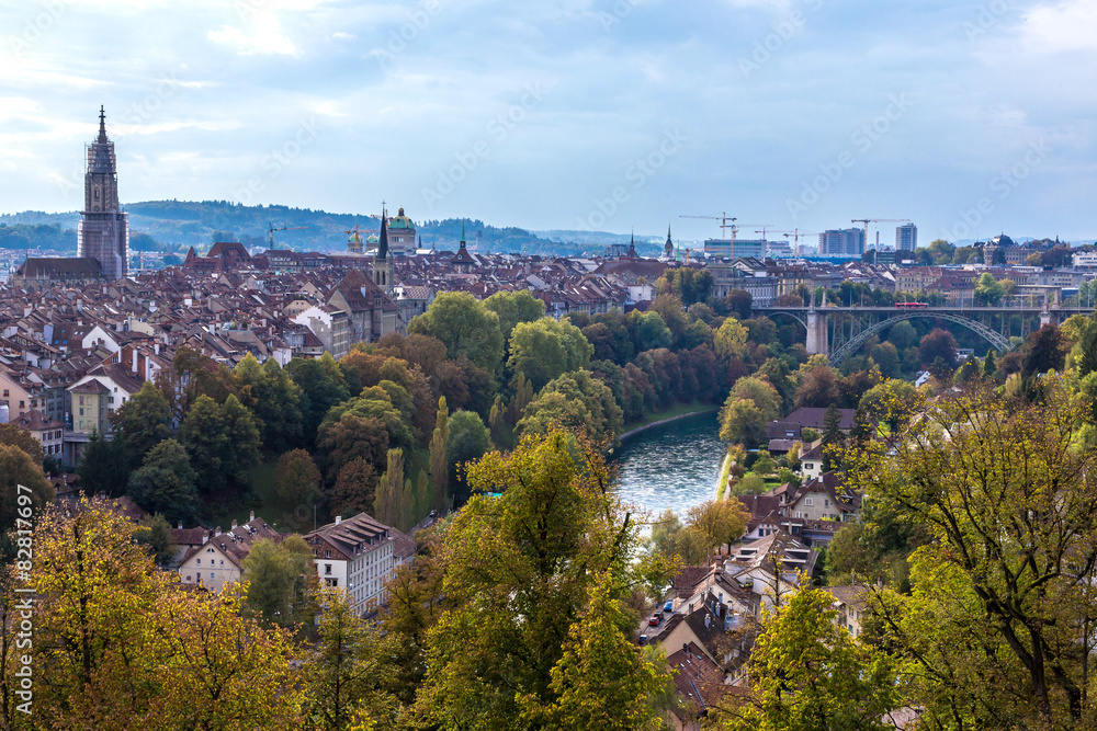Panoramic view of Bern