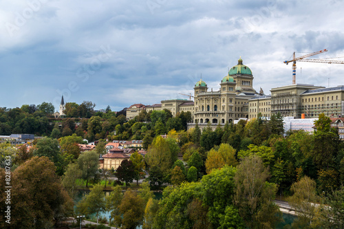 Federal palace of Switzerland in Bern